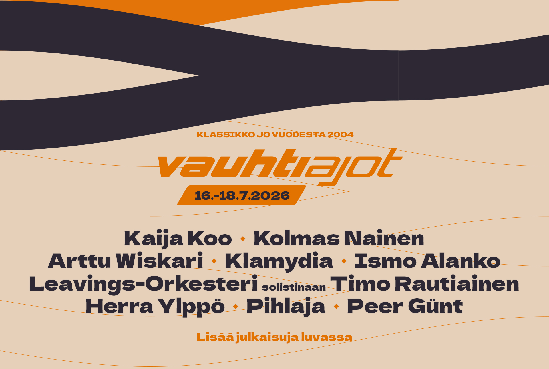 Vauhtiajot 2026